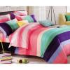 ست لحاف دورو یک نفره 4 تکه طرح Rainbow