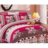 ست روتختی لحافی نوجوان 4 تکه طرح TEDD PINK