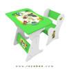 میز و صندلی کودک قابل مونتاژ مدل MK69 رنگ سفید و سبز