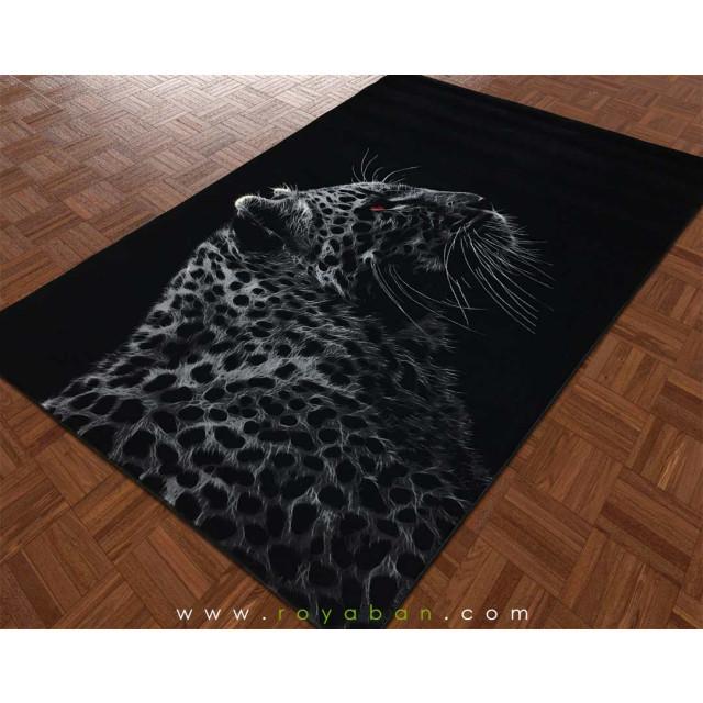 فرش سه بعدی 1.5 متری مدل جگوار