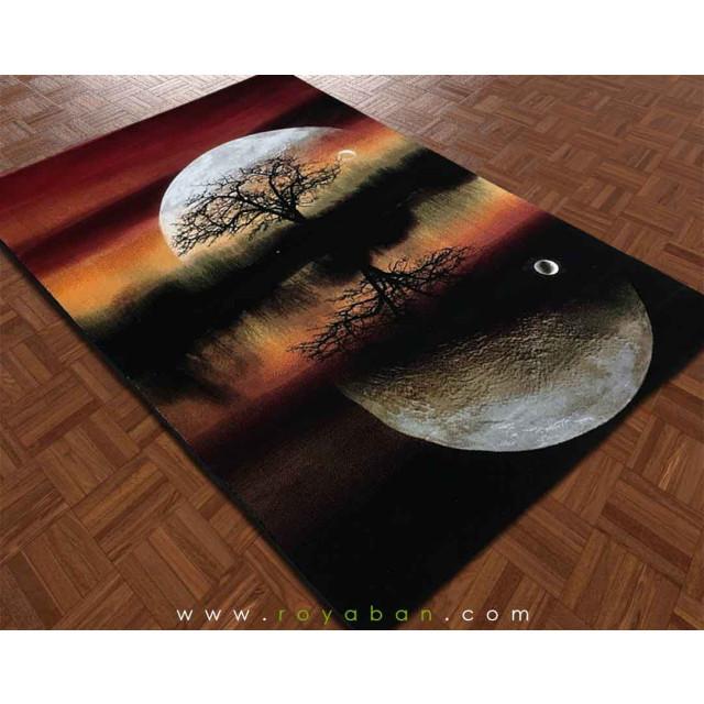 فرش فانتزی 4 متری مدل ماه