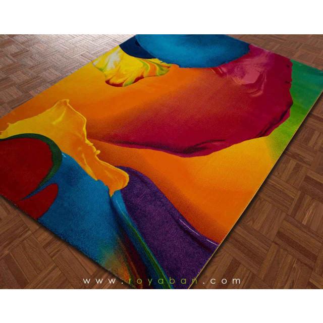 فرش سه بعدی 4 متری ساوین مدل اسپلش