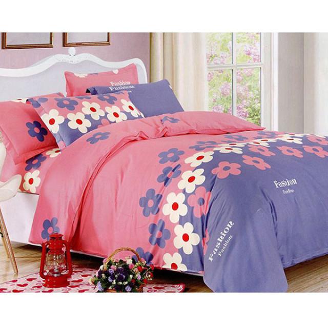 ست روتختی لحافی یک نفره 4 تکه طرح Flower