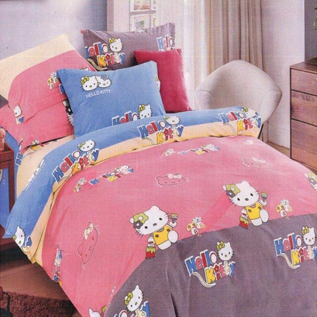 ست روتختی لحافی نوجوان 4 تکه طرح Hello Kitty
