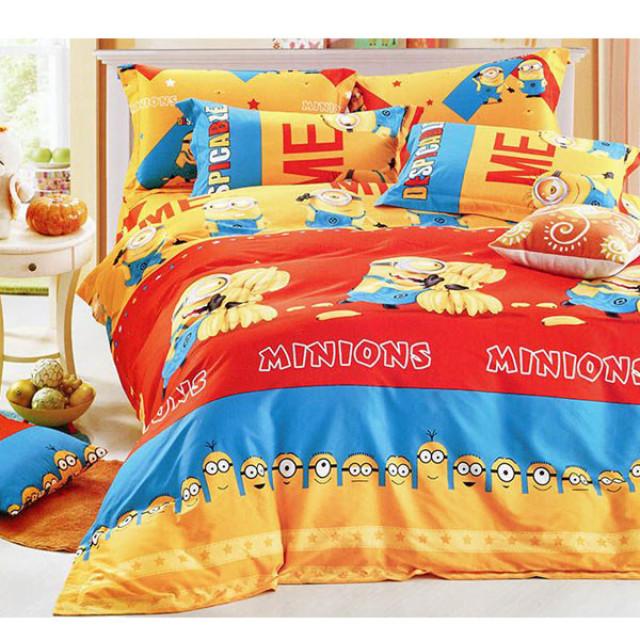 ست روتختی لحافی نوجوان 4 تکه طرح Minions 