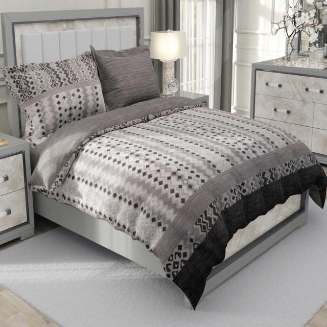 روتختی کارینا دونفره ساتین پنبه مدل Negative