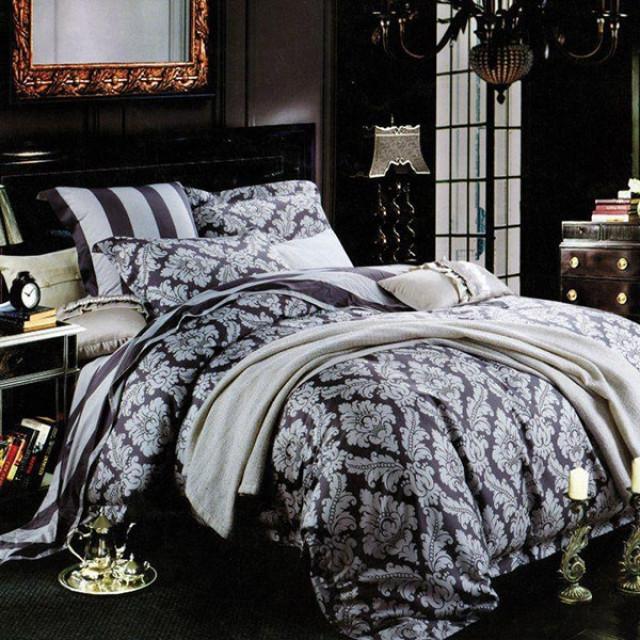 ست روتختی لحافی یک نفره 4 تکه مدل Silver