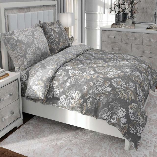 روتختی کارینا یکنفره ساتین پنبه  پلاس مدل Wallpaper