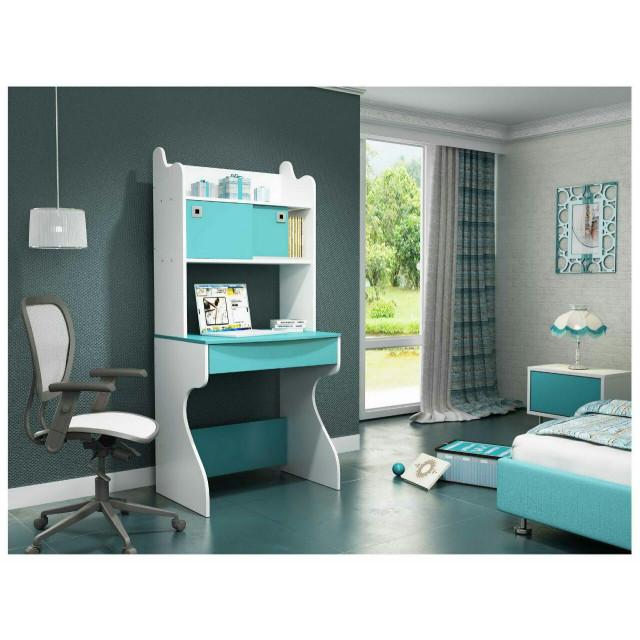 میز لپتاپ کتابخانه دار قابل مونتاژ مدل TK70