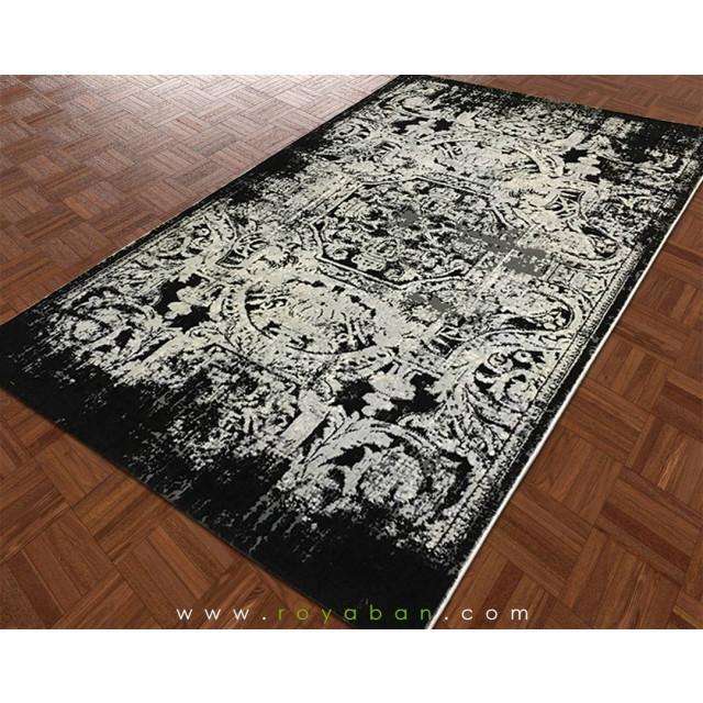 فرش طرح فرانسوی مشکی