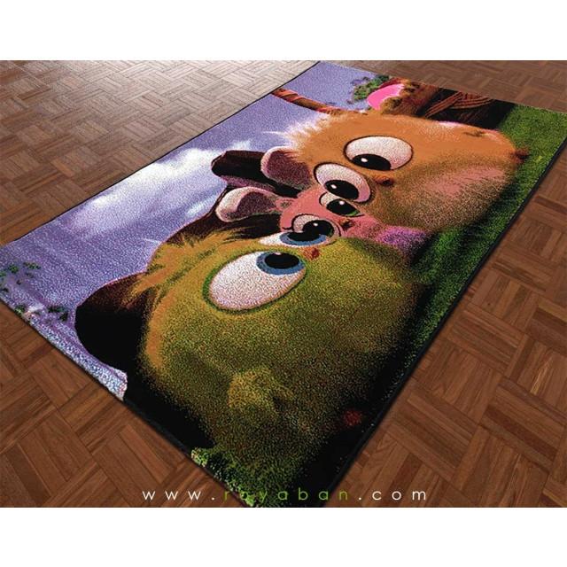 فرش اتاق کودک طرح جوجه 