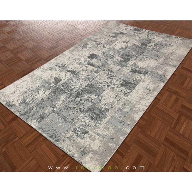 فرش مدرن یک و نیم متری رنگ توسی