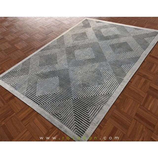 فرش مدرن طرح لوزی