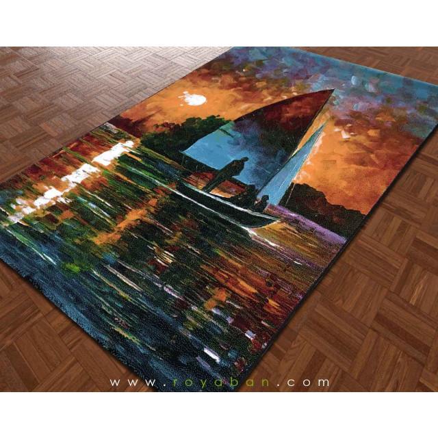 فرش فانتزی 4 متری مدل قایق