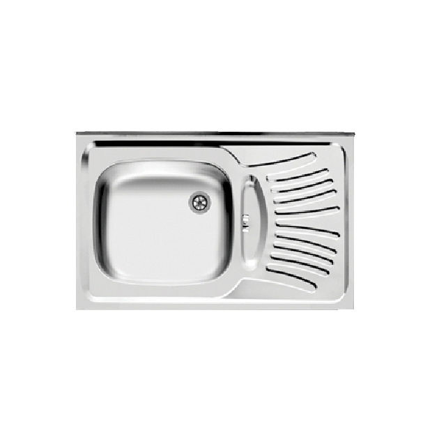 سینک استیل روکار اخوان کد 124