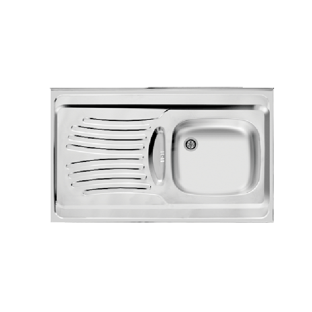 سینک استیل روکار اخوان کد 125