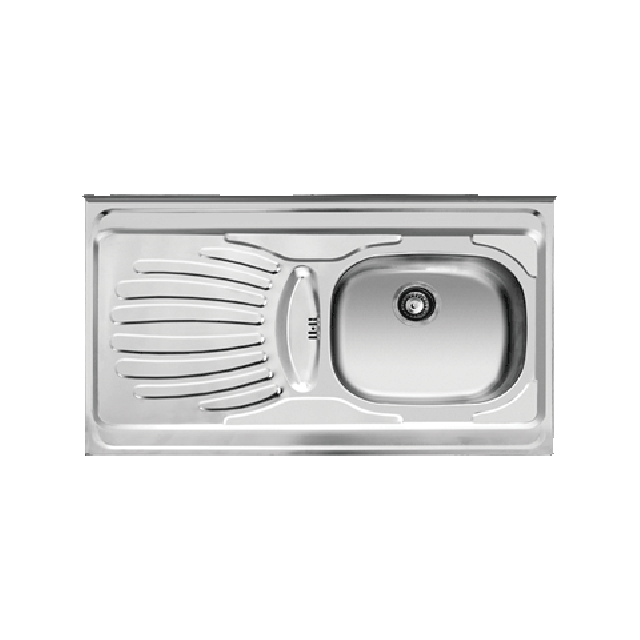 سینک استیل روکار اخوان کد 38