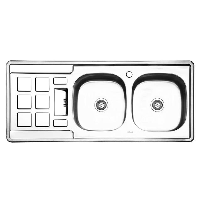 سینک استیل توکار ایلیا استیل مدل 4021