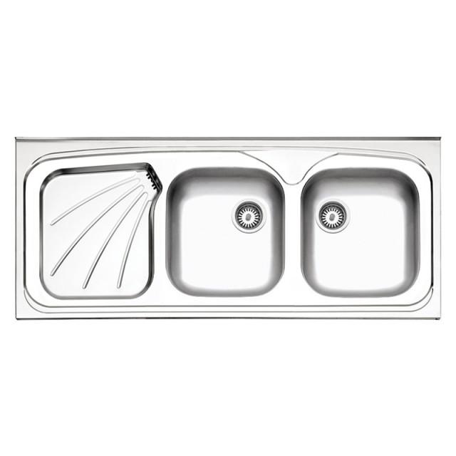 سینک استیل روکار استیل البرز مدل 270/50