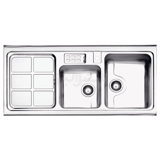 سینک استیل روکار استیل البرز مدل 815/60