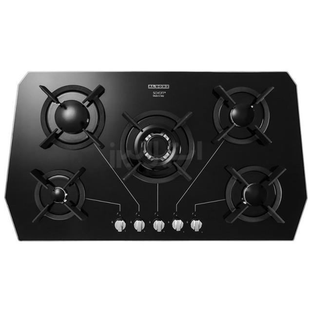 اجاق گاز شیشه ای رومیزی استیل البرز مدل G-5905