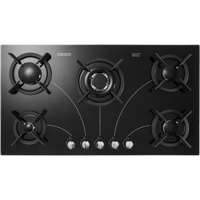 اجاق گاز شیشه ای رومیزی استیل البرز مدل G-5908