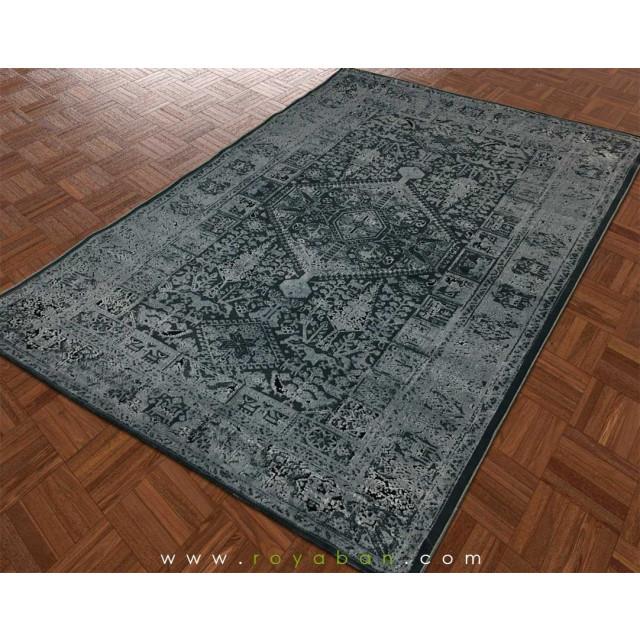 فرش وینتیج مشکی توسی