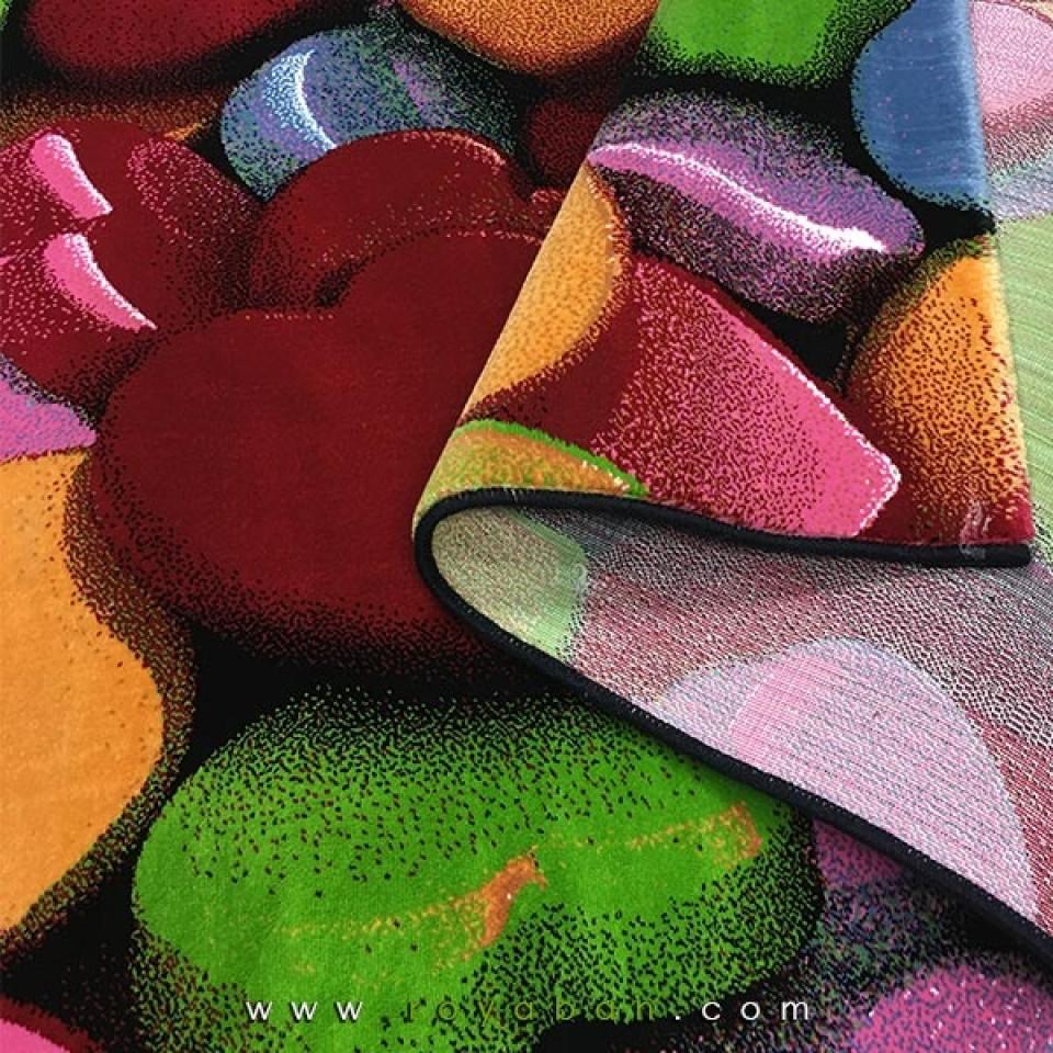 فرش فانتزی چهار متری مدل قلب