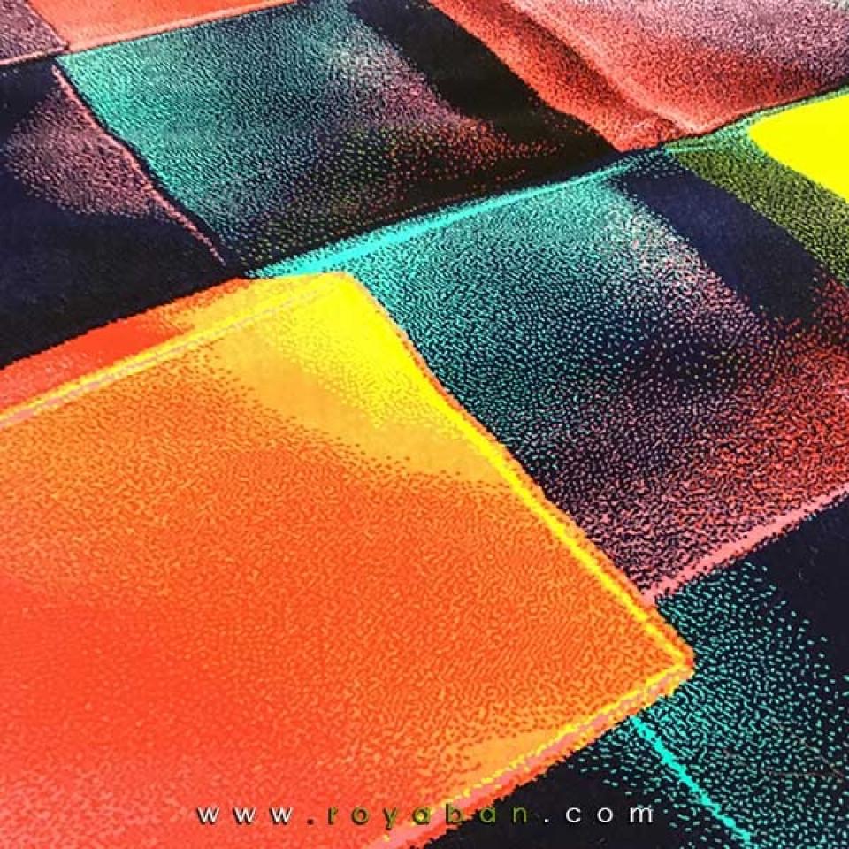 فرش سه بعدی 6 متری مدل مکعب کد 1356