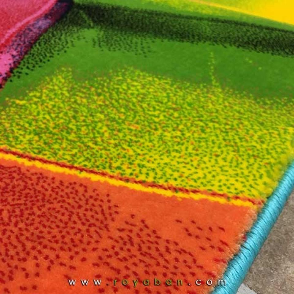 فرش سه بعدی 1.5 متری مدل مکعب کد 1356