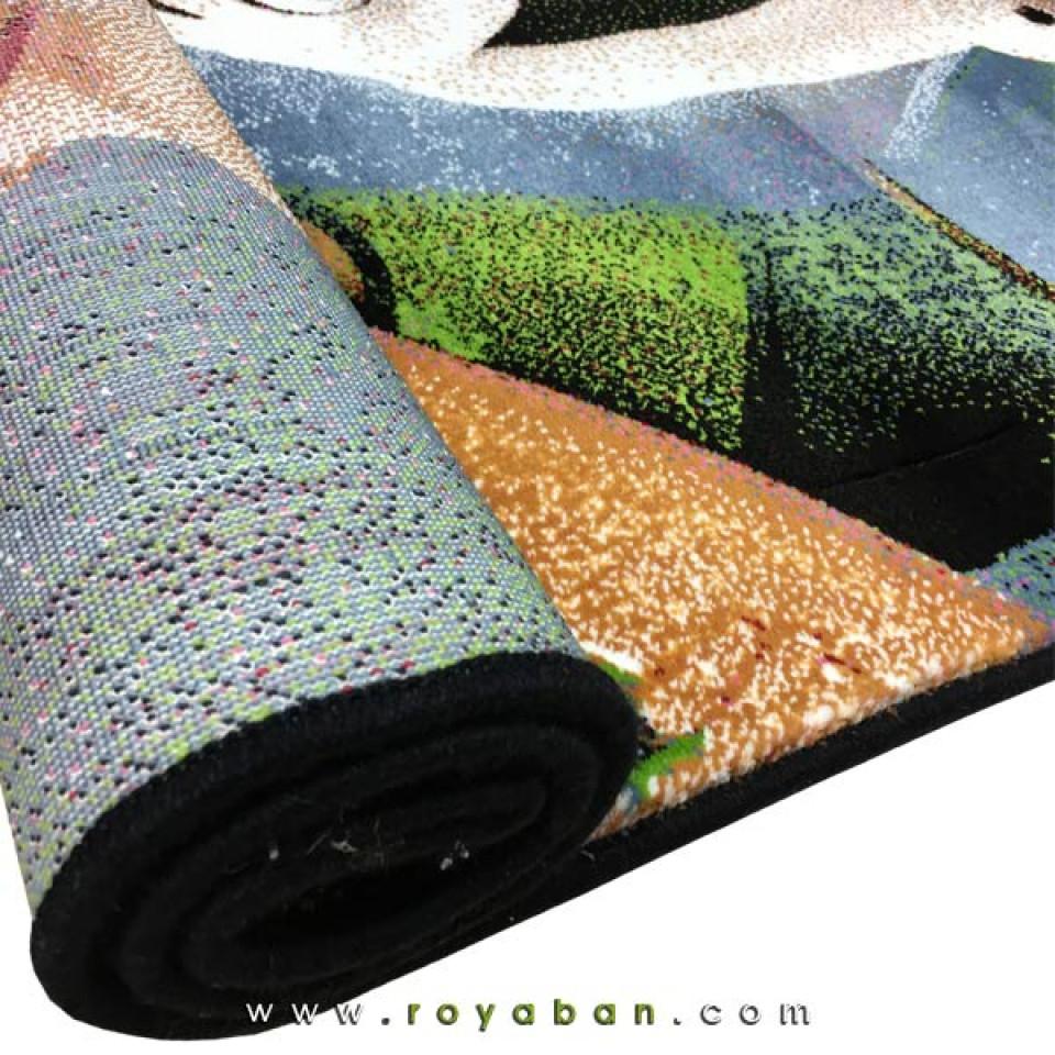 فرش کودک دخترانه السا و آنا کارتون فروزن