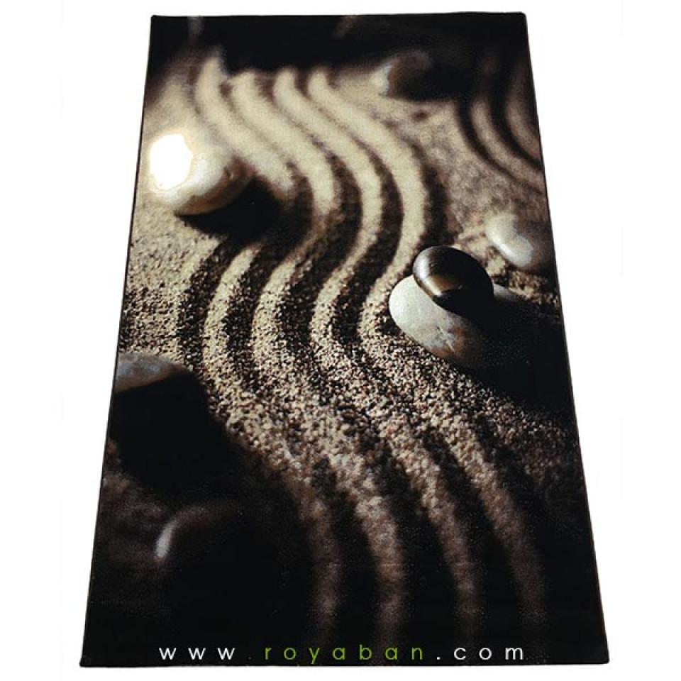 فرش سه بعدی 1.5 متری مدل باغ ذن