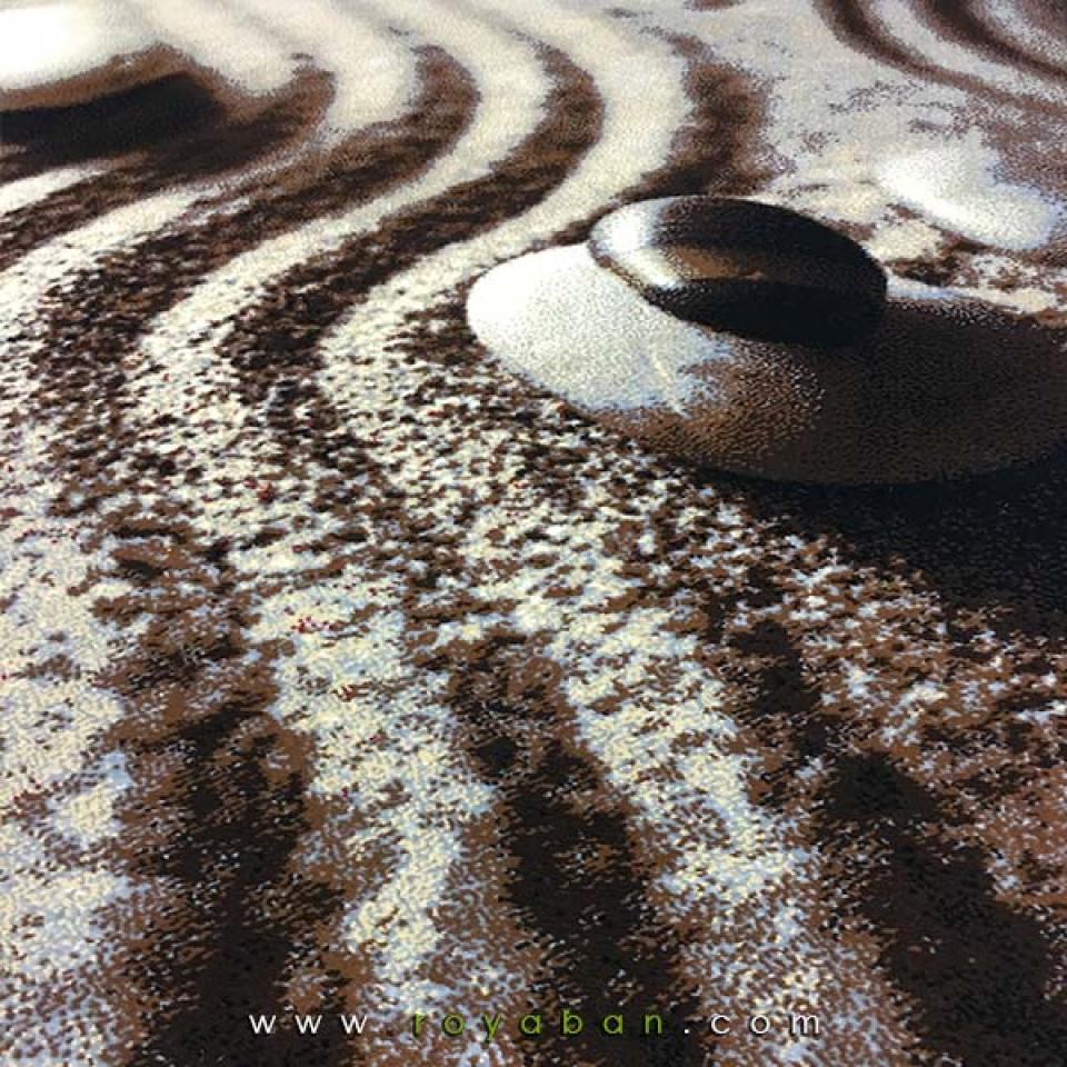 فرش سه بعدی 1.5 متری مدل باغ ذن