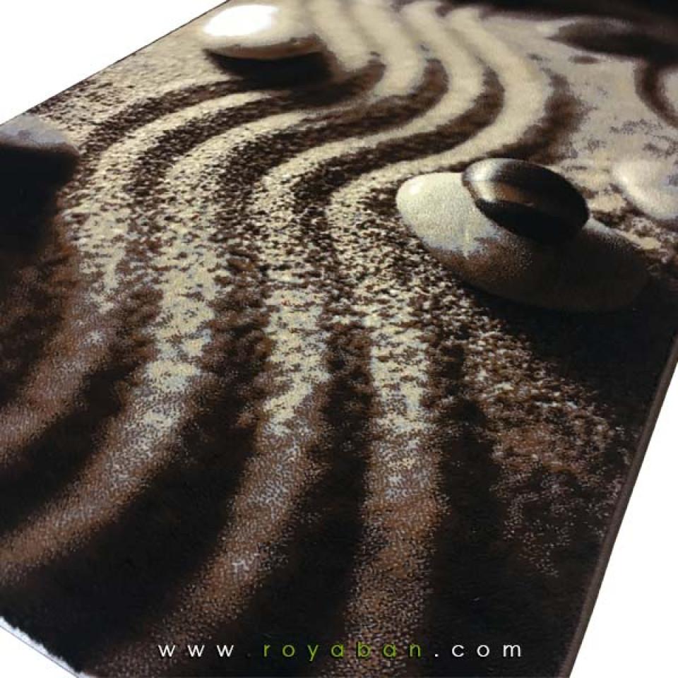 فرش سه بعدی 6 متری مدل باغ ذن