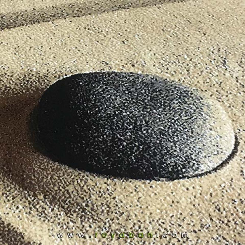 فرش سه بعدی 4 متری مدل باغ شنی