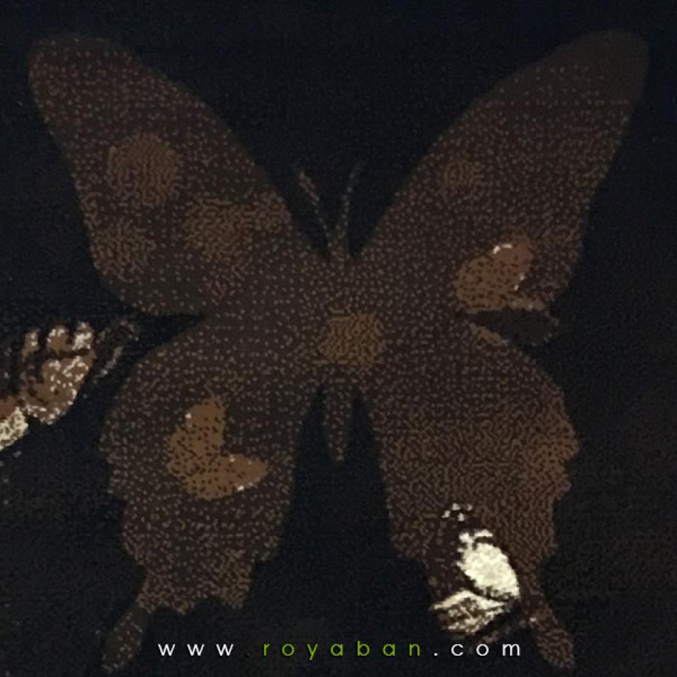 فرش فانتری 1.5 متری مدل پروانه 