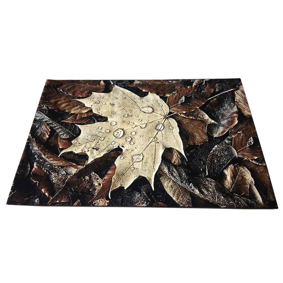 فرش سه بعدی 4 متری مدل برگ