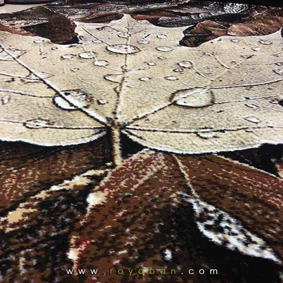فرش سه بعدی 4 متری مدل برگ