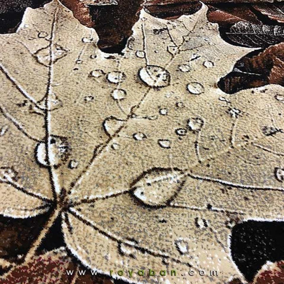 فرش سه بعدی 1.5 متری مدل برگ