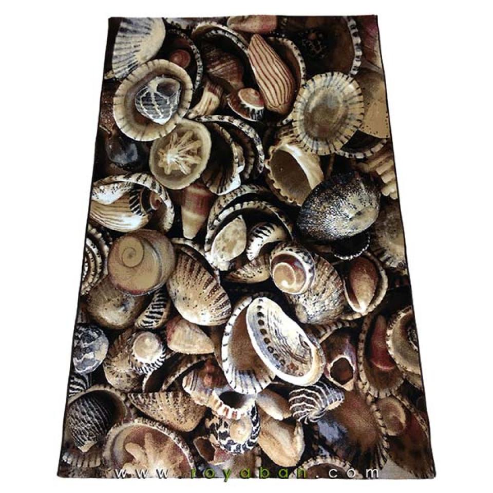 فرش سه بعدی 1.5 متری مدل صدف