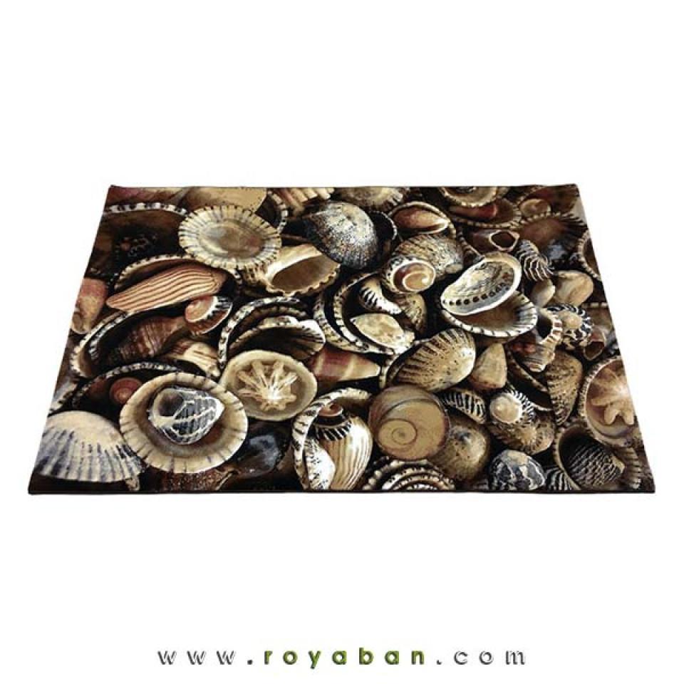 فرش سه بعدی 4 متری مدل صدف