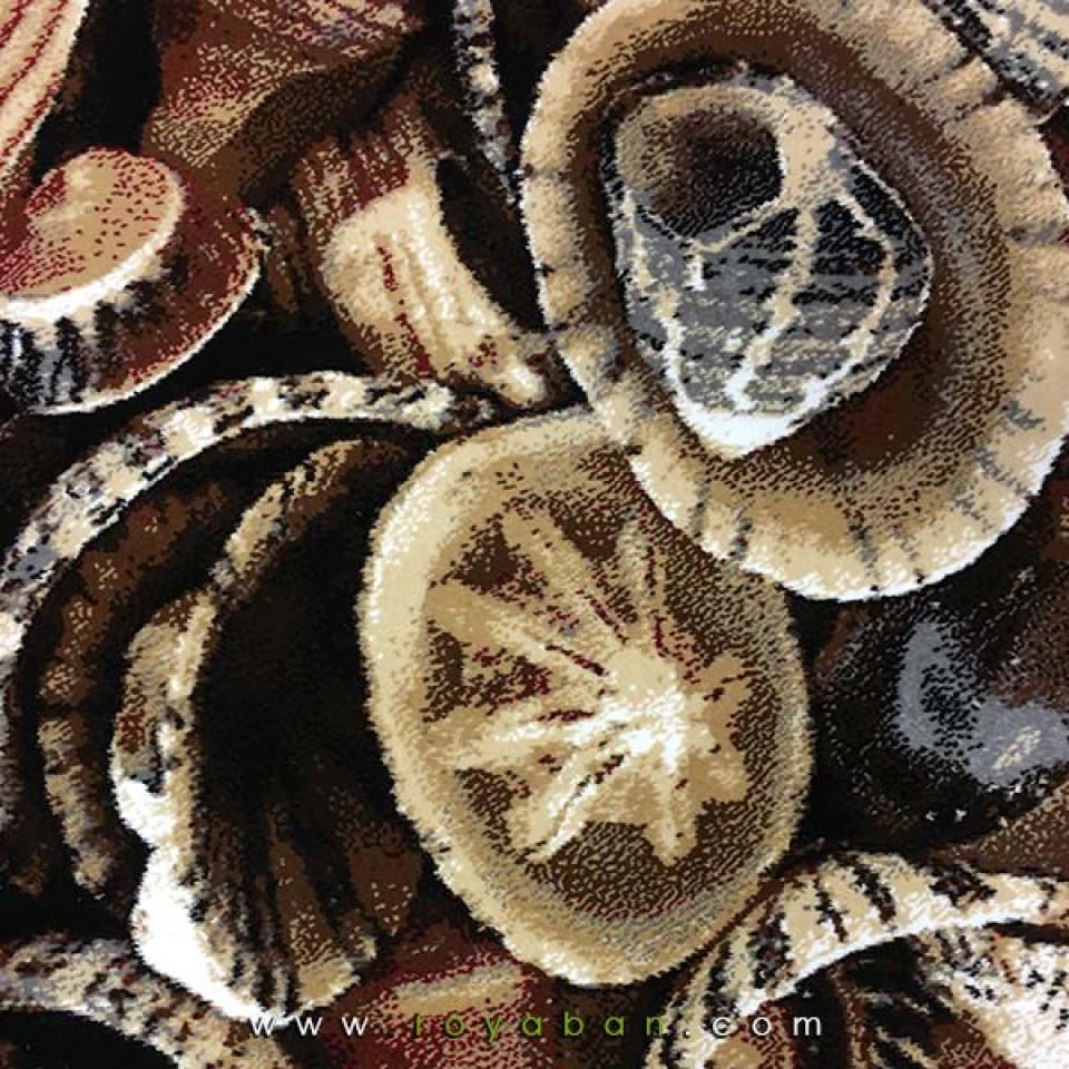 فرش سه بعدی 4 متری مدل صدف