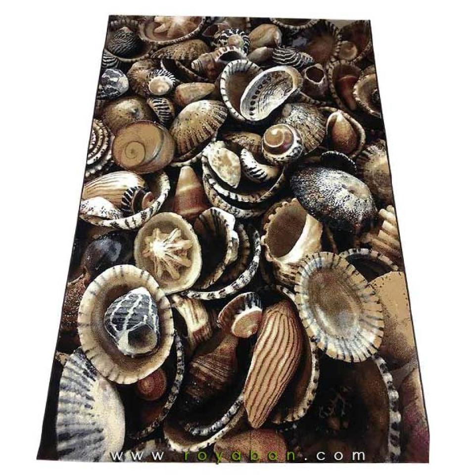 فرش سه بعدی 4 متری مدل صدف