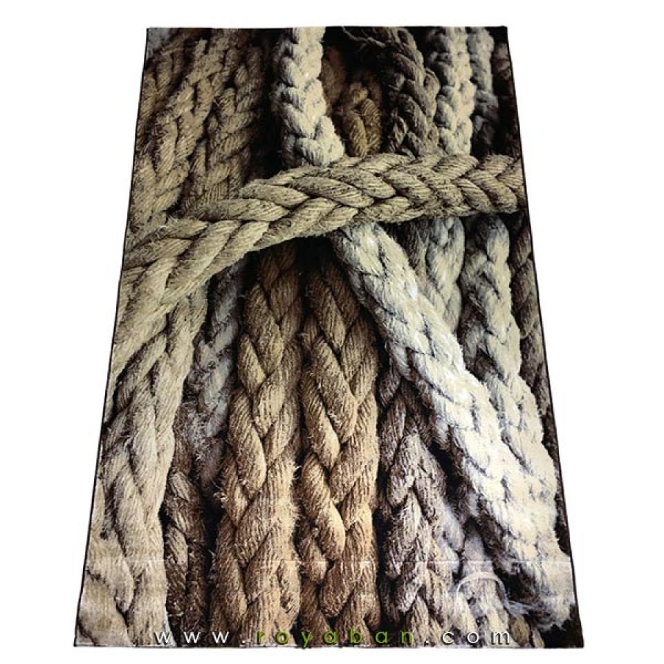 فرش سه بعدی 6 متری مدل طناب