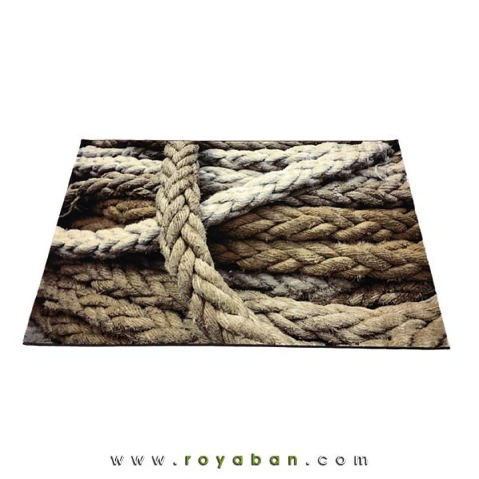 فرش سه بعدی 6 متری مدل طناب