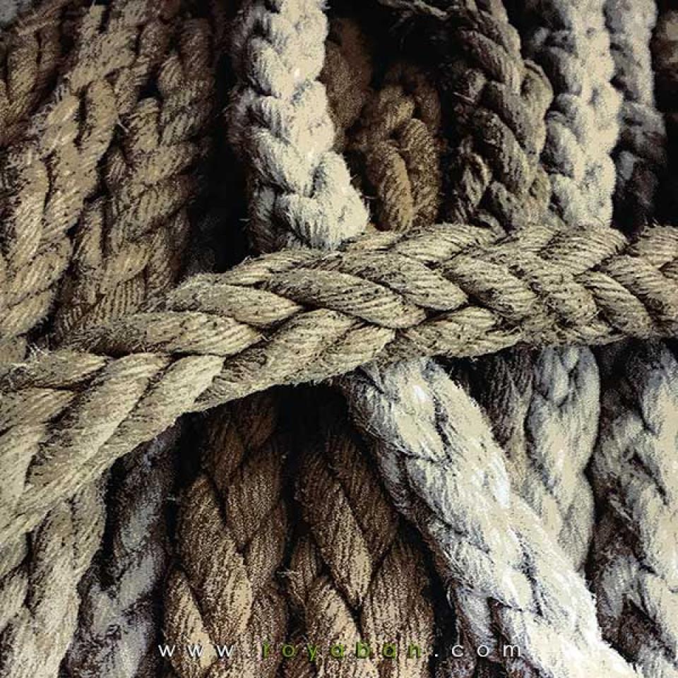 فرش سه بعدی 6 متری مدل طناب