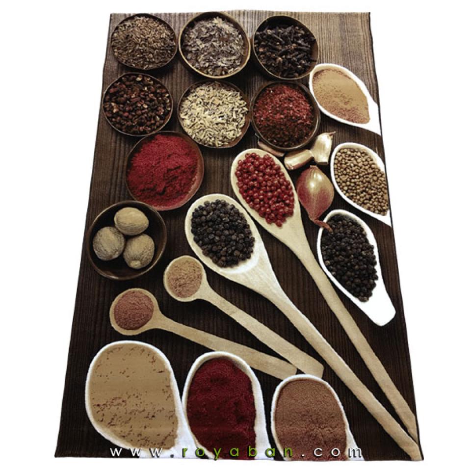 فرش سه بعدی 1.5 متری مدل ادویه