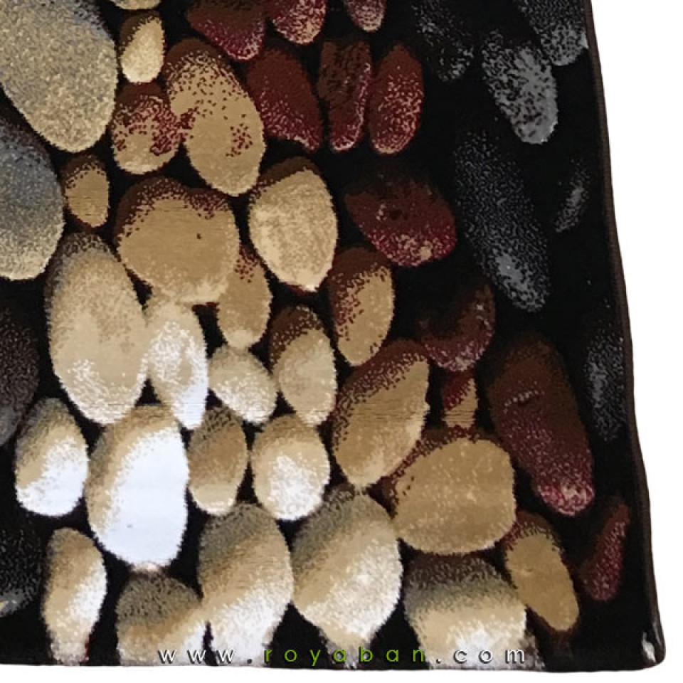 فرش سه بعدی 4 متری مدل سنگریزه