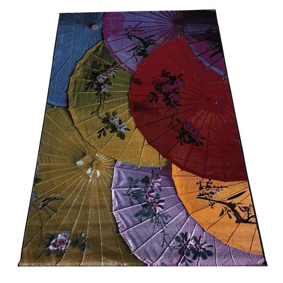 فرش سه بعدی 4 متری مدل چتر