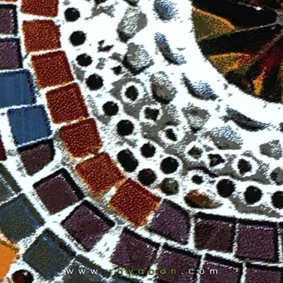 فرش سه بعدی 4 متری مدل سنگفرش